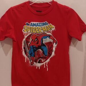 Marvel Spider-man T-Shirt Size S 6/7)